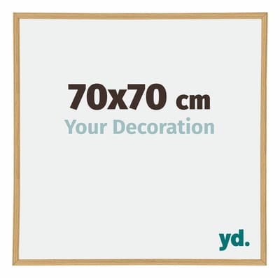 Your Decoration - Fotolijst 70x70 cm - Kunststof - Beuken Licht - Annecy
