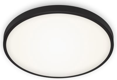 BRILONER MANNY - Plafonniére - plafondlamp - LED - 24W - 2.200lm - 4.000K neutrale wit - Ø38.5 cm - zwart