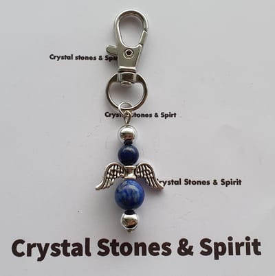 Sleutelhanger Lapis Lazuli engel