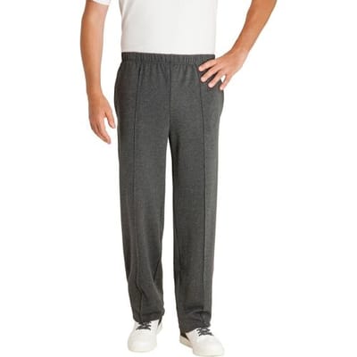 Comfortabele herenbroek met vouw antraciet - Grijs - Maat - 48