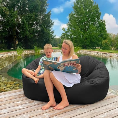 Grote Lounge Zitzak Bank - Comfortabel Zit- en Slaapmeubel voor Binnen en Buiten