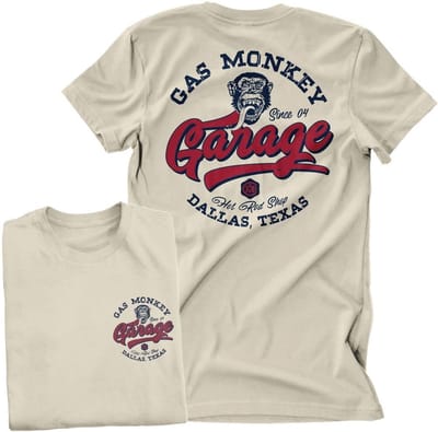 Gas Monkey Garage GMG Hot Rod Shop-logo T-shirt GMG-1-GMG104-H57-5