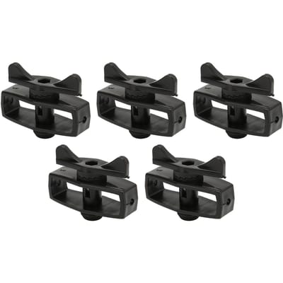 50 Stuks Elektrische Hek Draadspanner Draagbare Tuin Elektronisch Hek Legering Draadspanner Zwart zwart