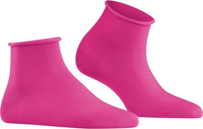 FALKE Cotton Touch eenkleurig katoen sokken dames rood - maat 39-42