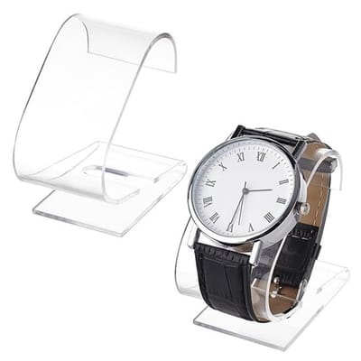 Dailygoods- Horlogehouder Draaiend - Acryl Horlogestandaard - Horloge