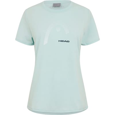 Head Dames Club Lara Regular Korte Mouwen T-shirt (Lichtblauw)