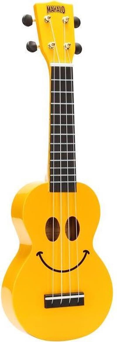 Soprano ukelele - Mahalo U-SMILE - Smiley Series - Geel