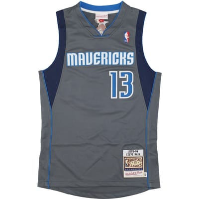 Basketbaltanktop voor heren Nba Alternate Jersey 2003 nr. 13 Steve Nash Dalmav grijs
