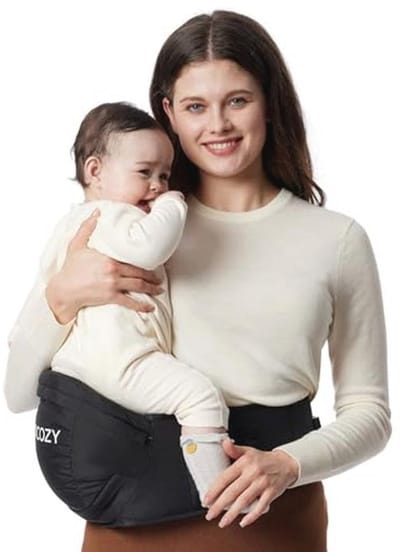 Ergonomische Heupdrager voor Baby's tot 20 kg - Perfect voor Pasgeborenen en Peuters, Inclusief Diverse Opbergvakken