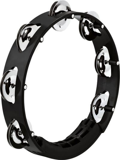 Meinl Tour Tambourine HTT8BK Single Row - Tamboerijn