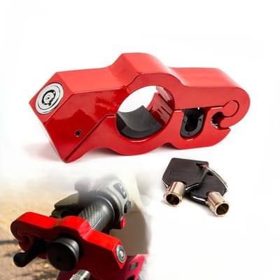 Motorslot stuurslot - Motor scooter grip lock - motor motorfiets brommer scooter slot - Stuurslot Handrem voor scooter - Fiets slot - Scooter slot - Brommer slot - LOUZIR
