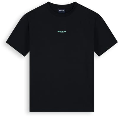 Ballin Amsterdam - Jongens Loose fit T-shirts Crewneck SS - Black - Maat 16