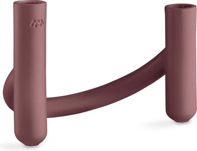 Kahler Design Nellemann Vaas en Kandelaar in 1 -14 cm - Aubergine