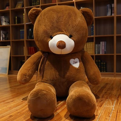 Grote Leuke Teddybeer Pluche Speelgoed Meisjes Slaap Poppen Kussen Beer Poppetje Drukken op Het Bed Poppetje 180cm