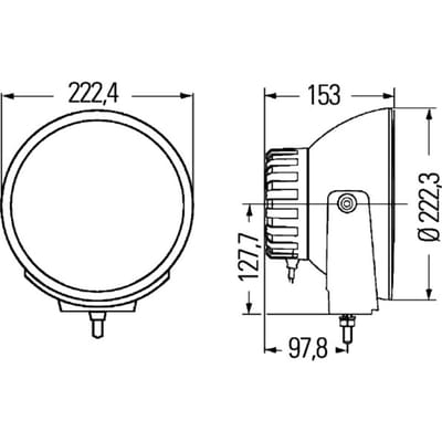 Verstraler HELLA 1F8 007 560-731