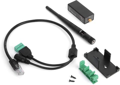 Wifi Seriële Server - Draadloze Module - Netwerk Communicatie - Externe Antenne - RJ45 Interface - Grijs