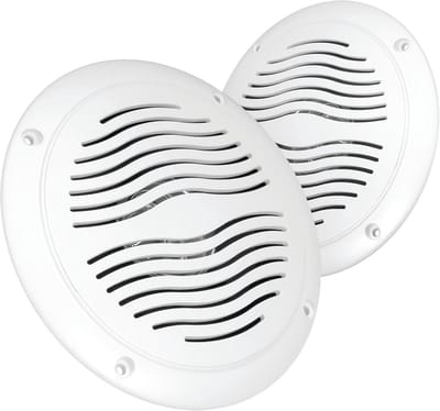 Waterdichte Luidsprekers - Buiten Geluid - Buiten Muziek - Exacte Vervanging - 6 Inch Grill - Wit