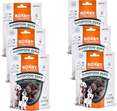 Proline Superfood 120 g - Hondensnacks - 6 x Eend&Erwt&Cranberry
