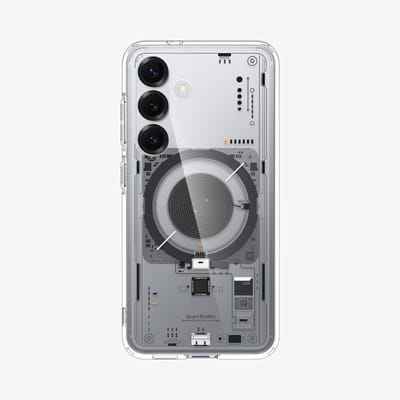 Spigen Ultra Hybrid MagFit - Hoesje Geschikt voor Samsung Galaxy S25 - Compatibel met MagSafe / Qi2 - Back Cover Neo One