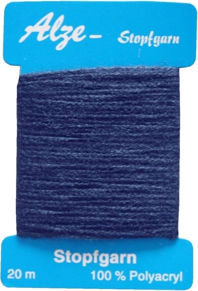 5 x stopgaren marine donker blauw - Alze - col. 815 - 5 kaartjes - 5x 20m - garen om te stoppen - 100% polyacryl