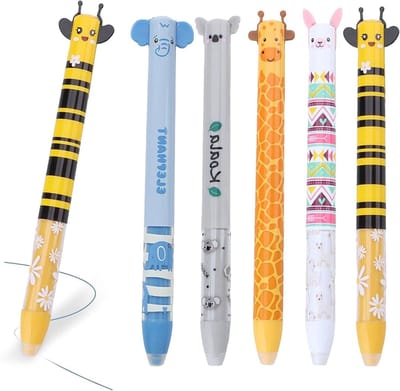 Uitwisbare Gelpennen - Gelpennen Rollerball - Fouten Corrigeren - Ergonomische Handgreep - 0.5 mm - Rood/Blauw