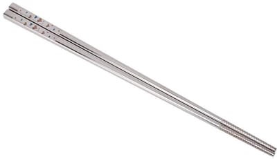 Dailygoods- Eetstokjes Roestvrij Staal - Eetstokjes Vaatwasserbestendig - Eetstokjes Kinderen - Eetstokjes Hulpstuk - Eetstokjes Japan - Duurzaam en Milieuvriendelijk Design - Chopsticks