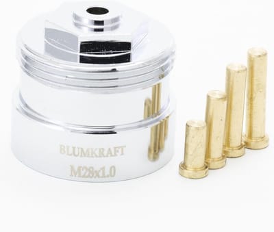 Metalen Adapter M28x1.0 naar M30x1.5 voor Radiator Thermostaatknoppen