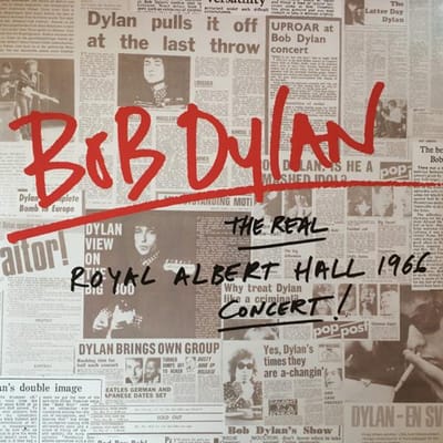 LP Plaat BOB DYLAN - The Real Royal Albert Hall 1966 Con 88985361441 Columbia 2016 Europa Rock red