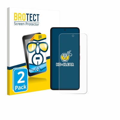 BROTECT - Screenprotector voor Nubia Neo 3 GT 5G - Folie Beschermfolie transparant 2 Stuks