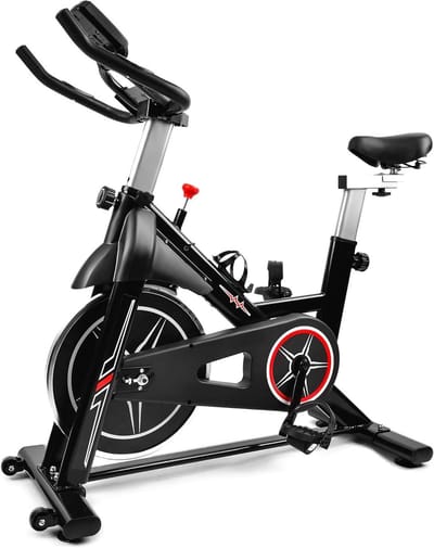 Hometrainer Stationair - Indoor Fiets - Thuis Sporten - Magnetische Weerstand - 150 kg Belasting - Zwart
