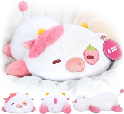 Thuys – Verzwaringsknuffel – Verzwaarde Knuffel – Volwassenen – 58 x 30 x 17cm – Roze