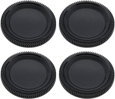 Store_9 - Body Cap - Camera Protector - 4 stuks - Zwart - Compatibel met Nikon F Mount - Bescherming voor camera en sensor