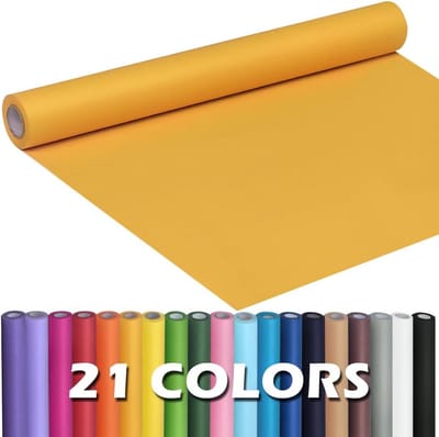 Oranje Kraftpapier Rol 44,5 cm - Ideaal voor Cadeaupapier, Knutselen en Schilderwerk