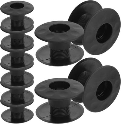 Tafelvoetbal Lagers - Stangbussen Vervanging - Spel Stabiliteit - Naadloze Rotatie - 16 stuks - Zwart
