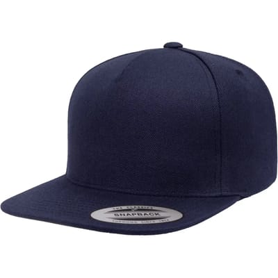 Flexfit - Premium 5Panel Snapback Pet - Donkerblauw