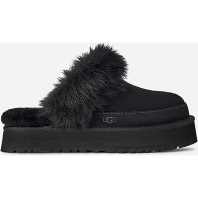 Pantoffels UGG Chaussons Disquette Chalet daim de haute qualité