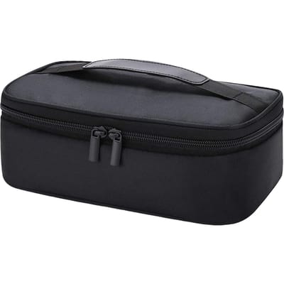 Geïsoleerde Lunchbox Duurzame Voering Herbruikbare Tote Bag voor School Vrouwen Mannen black