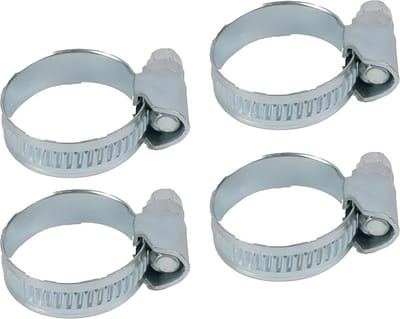 Talen Tools Slangklemmen - 4x - verzinkt staal - 16-25mm - slangen vastzetten/afklemmen