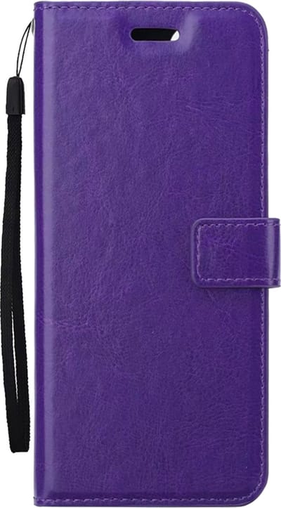 Hoesje Met Pasjeshouder - Geschikt voor OnePlus Nord CE4 - Luxe Bookcase Portemonee - Flip Case - Kunstleer Book Case - Flipcase - Book Cover - Walletcase - Portemonneehoes - Paars