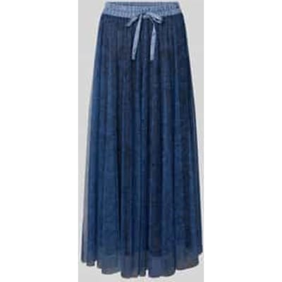 Maxirok met all-over bloemenprint