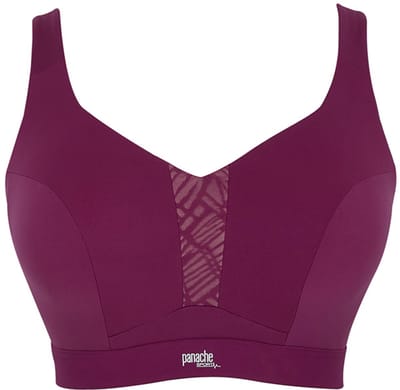 Panache - Endurance Wired Non Padded Sport BH – Berry - 75C