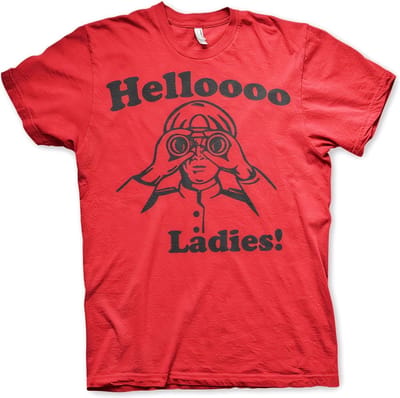 Hybris Hallo dames! T-shirt rood