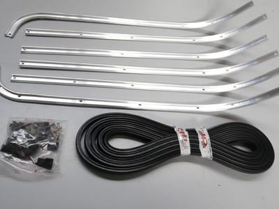 Voetsteunen Kit - Aanpasbare Steunen - Motor Rijcomfort - Specifiek Ontwerp - Zilver