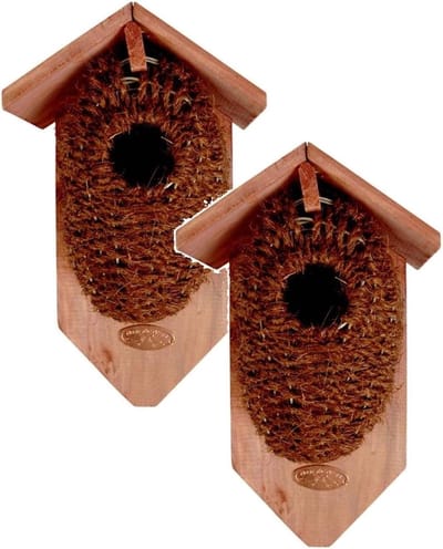 Best For Birds Nestbuidel Kokos - Vogelbroedbenodigheden - 2 x 0.46 g Bruin Groen  stuks