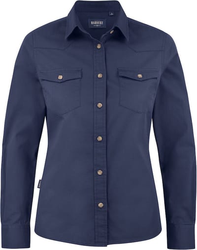 James Harvest HEMD TREEMORE WOMAN 2123027 - Marine - XL