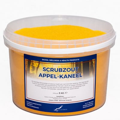 Scrubzout Appel-Kaneel 5 KG - Hydraterende Lichaamsscrub