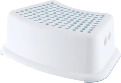 Toilet Krukje - Opstapje Badkamer - Comfortabele Houding - Antislip Stabiele Basis - 32x25x15 cm - Blauw