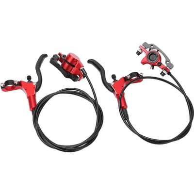 Hydraulische Remset Hoge Dichtheid Gevoelig Slijtvast Mountainbike Schijfrem Kit voor Vervanging Rood rood