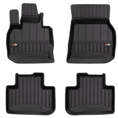FROGUM 3D Gummimatten Set – Passend für BMW X4 G02 ab Baujahr 2018 – Hohe 6 cm Kanten – TPE-Material – Geruchlos & Schwarz