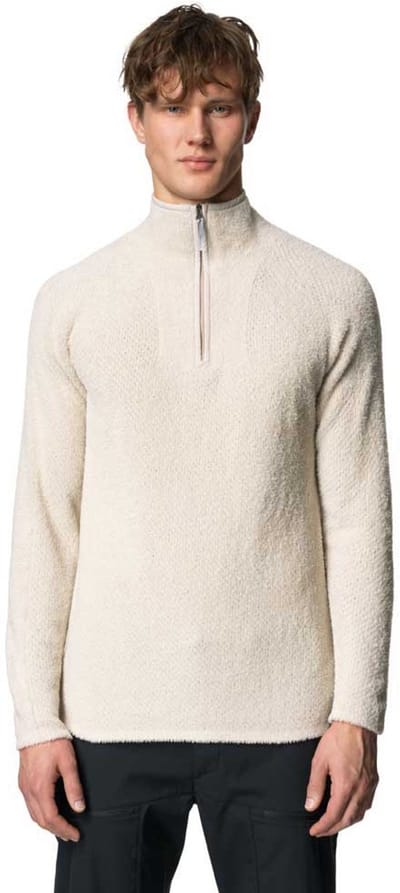 Houdini Lykan Sweatshirt Met Halve Rits Beige XL Man
